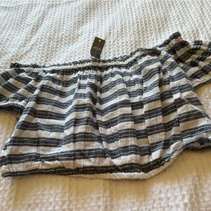 Aerie off the shoulder cropped top
